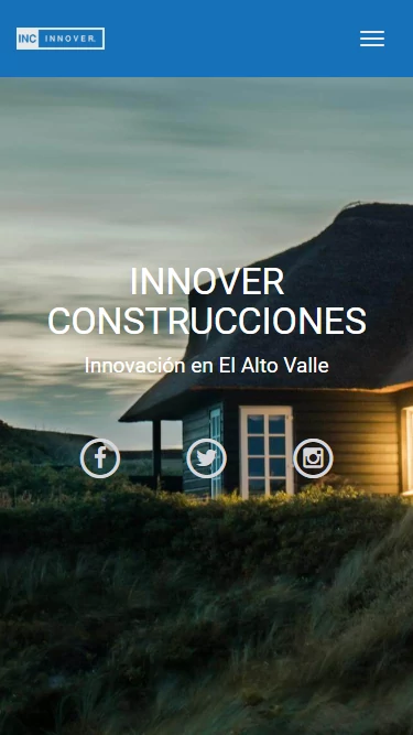 Captura de vista móvil de website responsive empresa vgs-ic