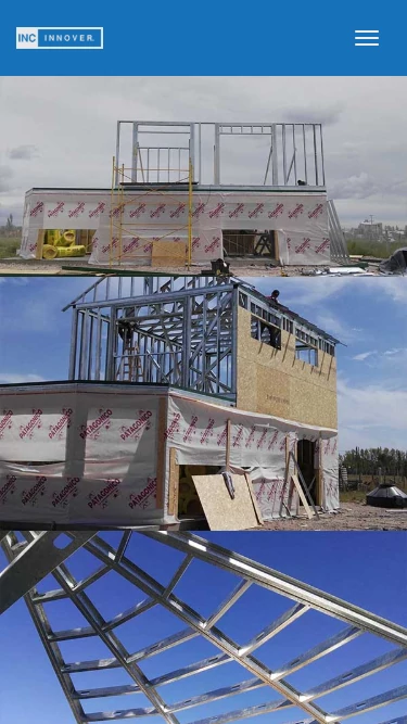 Captura de vista móvil de website responsive empresa vgs-ic