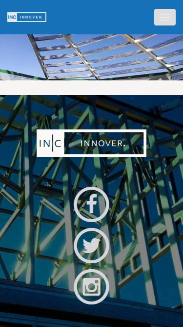 Captura de vista móvil de website responsive empresa vgs-ic