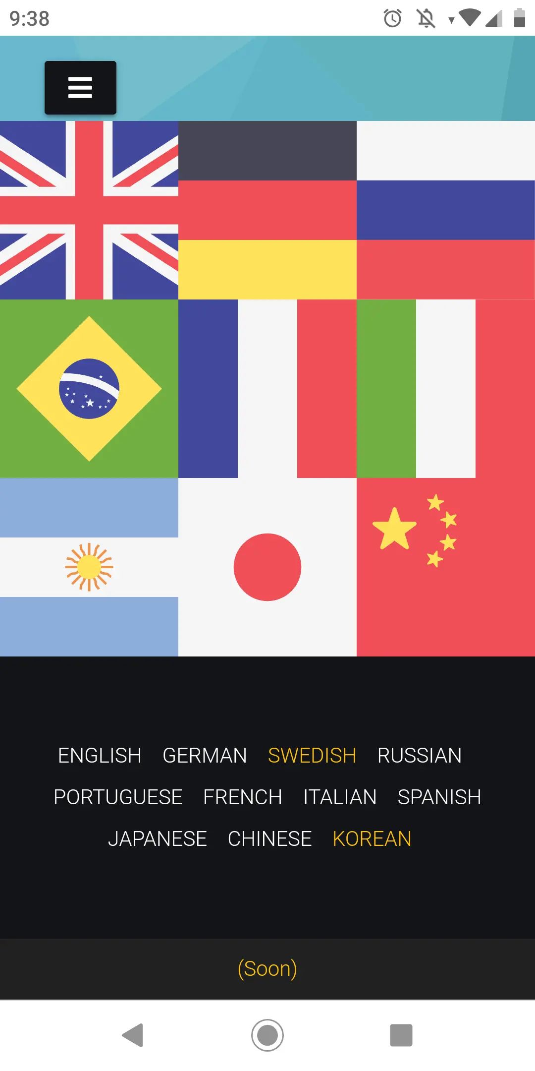 Captura de vista móvil de website responsive empresa vgs-ic